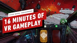 16 Minutes of Star Wars Squadrons VR Gameplay [upl. by Pleasant]