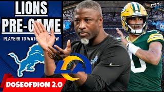 Lions Vs Rams Players To Watch NFC North WK1 Preview Pickem [upl. by Nealson]