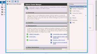 Windows Server 2012 Creating a TwoNode Cluster [upl. by Mamie863]