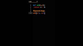 Python Keyword Arguments vs Positional Arguments [upl. by Maya994]