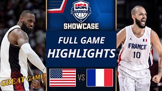 USA vs France  Full Game  Today Friendly International USAB SHOWCASE [upl. by Gen]