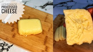 Homemade Processed Cheese  How to make Processed Cheese at home  Cheese recipe  Paradise Feast [upl. by Boru]