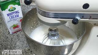 How To Make Whipped Cream Frosting [upl. by Barbabra]