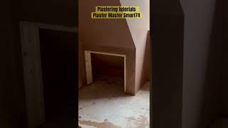 1 COAT SPONGE FLOAT PLASTERING construction renovation diy house homeimprovement plastering [upl. by Raab]