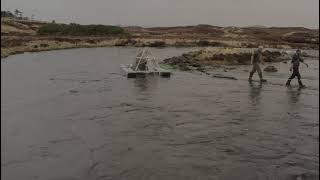 Smolt trap on the Grimersta River [upl. by Bullis]