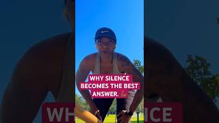 WHY SILENCE BECOMES THE BEST ANSWER 💪🏾 narcissism empath narcissist [upl. by Anaiek]