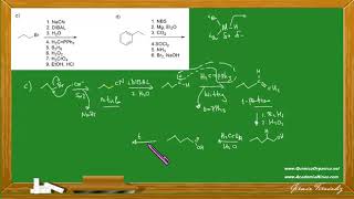 Completar secuencia de reacciones orgánicas ácidos y derivados [upl. by Alvie7]