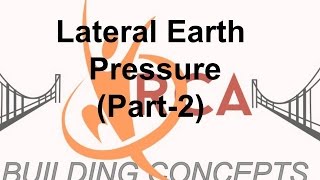 Lateral Earth Pressure Part2 [upl. by Lothar285]