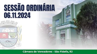 14ª Reunião da 2ª Sessão Ordinária da Câmara Municipal de São Fidélis 2024 [upl. by Skinner556]