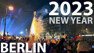 Berlin New Year 2023  4K LIVE at Brandenburger Tor  Berlin Germany Walking Tour [upl. by Inaflahk30]