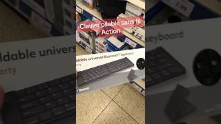 Mini clavier pliable Bluetooth chez Action clavier pc bluethooth magasinaction action [upl. by Nylyram]