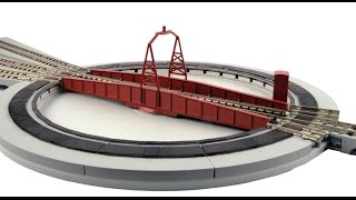 New N Scale Kato Turntable Review [upl. by Lynnea]