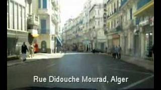 Alger  Rue Didouche Mourad [upl. by Shuman]