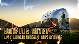 Exploring the Future of RVs The AllElectric SelfParking Bowlus Rivet Travel Trailer [upl. by Alecia75]