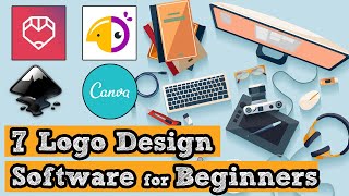 Best Logo design software for beginners [upl. by Joelly]