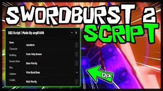 UPDATE  Swordburst 2 Script 2023 So OP Scripts [upl. by Rellia]