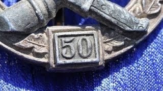 WW2 German General Assault Badge quot50quot by Rudolf Karneth [upl. by Gudrin]