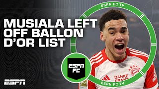 Jamal Musiala is focusing on himself amid being left of Ballon dOr list  ESPN FC [upl. by Atnoved]