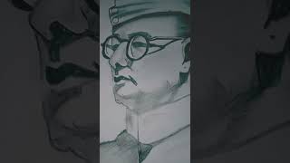 Netaji Subash Chandra Bose Portrait Drawing  Portrait  Mrinalsdrawings [upl. by Muraida]