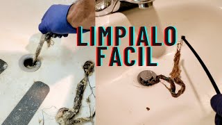 como destapar la tina del baño facil diy [upl. by Tisbee]