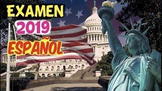 Nuevo Examen de Ciudadania Americana en Español 2019Preguntas de la ciudadania✅ [upl. by Delisle170]