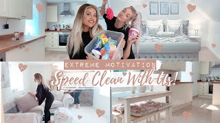 EXTREME CLEANING MOTIVATIONFULL HOUSE ROUTINE  TIPS SPEED CLEAN WITH US MRS HINCH HACKS [upl. by Atterahs]