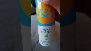 HIGH NOON VODKA SELTZER REVIEW alcohol vodka seltzer 2024 [upl. by Orabelle40]