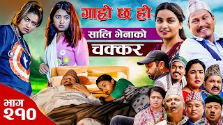 साली भेनाको चक्कर II Garo Chha Ho II Epi 210 II July 8 2024 II Begam Nepali II Karuna II Nawina [upl. by Mohkos]