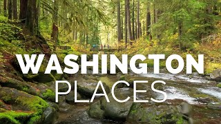 10 Best Places to Visit in Washington State  Travel Video [upl. by Ozneral515]