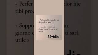 letteratura citazioni frasi poesia massime ovidio ovidio [upl. by Oinimreh902]