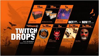 Division 2 quotNEW TWITCH DROPS EVENTquot quotFREE HALLOWEEN ITEMSquot quot2024quot [upl. by Nedroj]