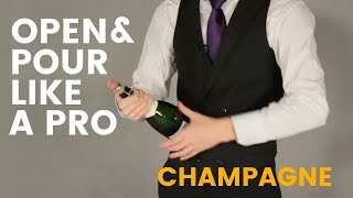 Opening and Pouring Champagne [upl. by Enilreug]