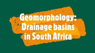 Geomorphology Drainage basins in South Africa [upl. by Kcolttam]