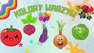 Kolory Warzyw  Nauka Kolorów 🌈🍅 [upl. by Acsot]