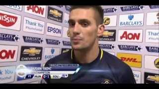 Manchester United vs Southampton 01 Dusan Tadic Interview 1112015 Premier League [upl. by Thelma53]