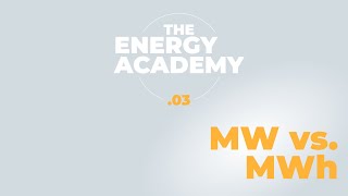 Megawatts MW vs megawatt hours MWh whats the difference [upl. by Ametaf]