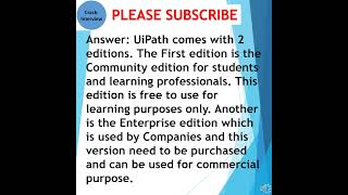 Is UiPath free [upl. by Ettezil]