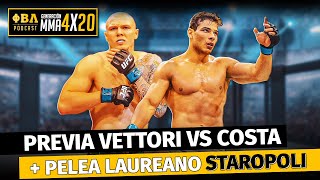 Previa PAULO COSTA vs MARVIN VETTORI y STAROPOLI  Generación MMA 4x20 [upl. by Enneles]