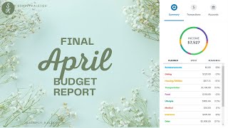 Final April Budget Report  So Much Spending  Every Dollar  2024 [upl. by Jany429]