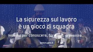 Campagna di comunicazione “Sicurezza sul lavoro” [upl. by Ardnohsal]