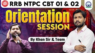 RAILWAY NTPC ORIENTATION KHAN SIR  RRB NTPC CBT 01 amp 02 Batch by Khan Sir amp Team  KGS Railway Exam [upl. by Ajay]