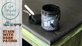 How to Stain using Debis Design Diary DIY Dark Patina [upl. by Hemphill]