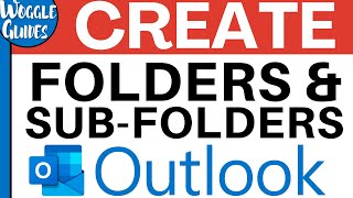 How to create folders and subfolders in Outlook [upl. by Dunson]