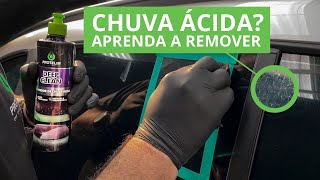 Aprenda a REMOVER manchas de CHUVA ÁCIDA do VIDRO  SIMPLES E RÁPIDO [upl. by Ellinad825]