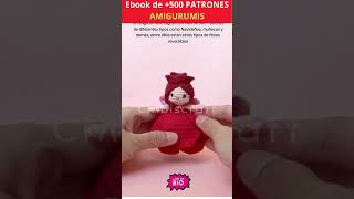 Ebook de 500 PATRONES AMIGURUMIS crochet amigurumi patronesamigurumis crochetera hechoamano [upl. by Salokin]