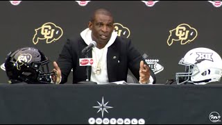 Deion Sanders holds first press conference as Colorado joins Big 12 Conference [upl. by Newbold]