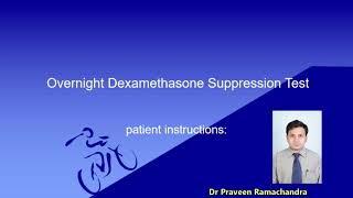 Cushings syndrome and the Dexamethasone suppression test [upl. by Shelton323]