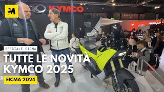 Novità KYMCO a EICMA 2024 nuovi scooter e una gamma completissima [upl. by Adnolat]