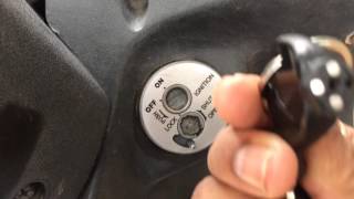 How to open Honda Activa lock when the shutter closed with finger [upl. by Ayk]