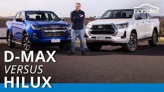 2023 Toyota HiLux v Isuzu DMAX Comparison  Two of the most popular dualcab 4x4 utes squareoff [upl. by Jewell612]